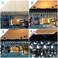 IPod touch 4th generation charge port repair. Don't worry, we fix that! #microsoldering