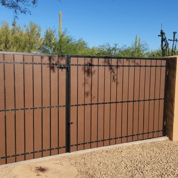 Spicers Gate Repair - RV Gate Refurbish
New painted gate frame
New composite slats
New hardware - Fences & Gates Near Me - Phoenix, Arizona Spicers Gate Repair - RV Gate Refurbish
New painted gate frame
New composite slats
New hardware - Fences & Gates Near Me - Phoenix, Arizona