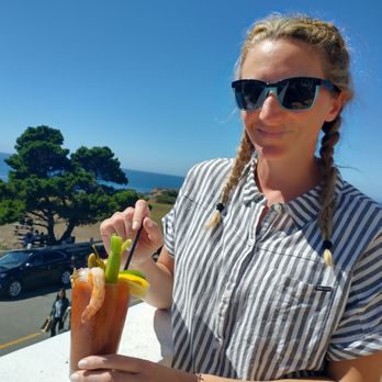Flow Restaurant and Lounge - Bloody Mary with a view from their front balcony - Lounges Near Me - Mendocino, California Flow Restaurant and Lounge - Bloody Mary with a view from their front balcony - Lounges Near Me - Mendocino, California