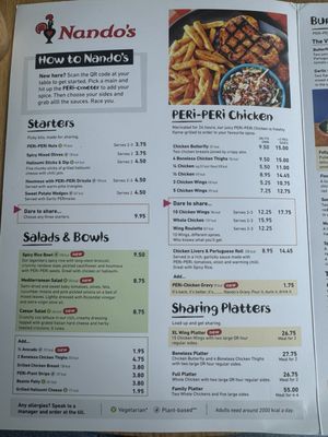 Menu photo 1 Nando's Salisbury, WIL