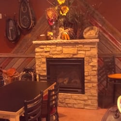 Silver Prairie Saloon - Love the rustic decor, saddle stools, good food and service.