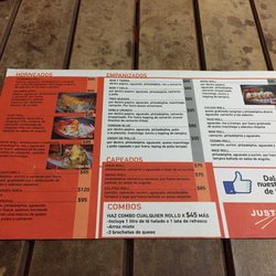 Just Sushi - Menú de Just Sushi