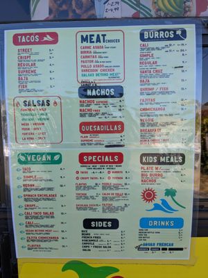 Menu photo 2 Salsas Taco Bar Santa Cruz, CA Menu photo 2 Salsas Taco Bar Santa Cruz, CA