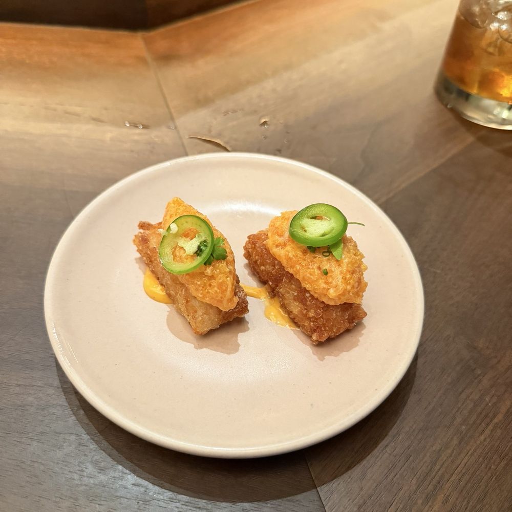 Uchi DC - Crispy rice with Salmon - Sushi Bars Near Me - Washington, DC, District of Columbia Uchi DC - Crispy rice with Salmon - Sushi Bars Near Me - Washington, DC, District of Columbia