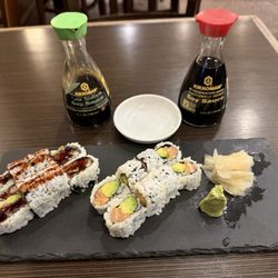 Viet Orleans Bistro - Eel & salmon/abocado rolls