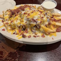 Touchdown cheese fries with chili Touchdown cheese fries with chili