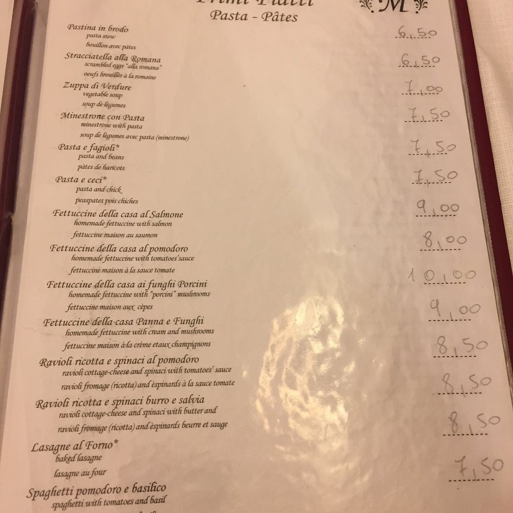 Da Michele - Menu (6 of 9) - Italian Near Me - Rome, RM