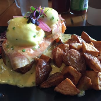 Blvd Bistro - Salmon Benny. Tasty but didn't love the savoury bread pudding as the bottom. - Breakfast & Brunch Near Me - North Vancouver, British Columbia Blvd Bistro - Salmon Benny. Tasty but didn't love the savoury bread pudding as the bottom. - Breakfast & Brunch Near Me - North Vancouver, British Columbia