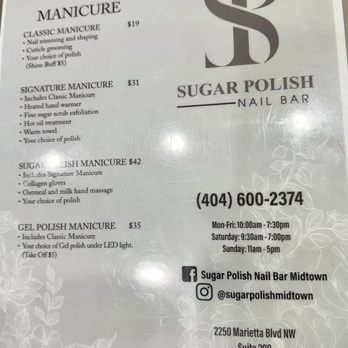 Sugar Polish Nail Bar - Manicure Prices - Nail Salons Near Me - Atlanta, Georgia Sugar Polish Nail Bar - Manicure Prices - Nail Salons Near Me - Atlanta, Georgia