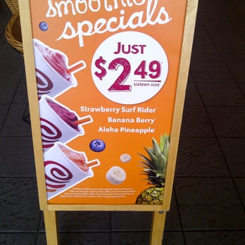 Jamba - Jamba Juice often runs specials at substantial discounts in-store and if you subscribe to their email, they'll send coupons too. - Juice Bars & Smoothies Near Me - Manhattan Beach, California Jamba - Jamba Juice often runs specials at substantial discounts in-store and if you subscribe to their email, they'll send coupons too. - Juice Bars & Smoothies Near Me - Manhattan Beach, California