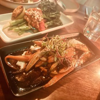 Ember Kitchen - Broccolini and carrots - Latin American Near Me - Austin, Texas