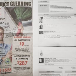 The ad versus the bill The ad versus the bill