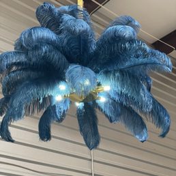 One of the amazing whimsical light fixtures