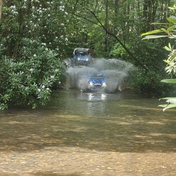 Blue Ridge Offroad Adventures - Crossing River