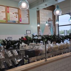 Counter and view of menu board