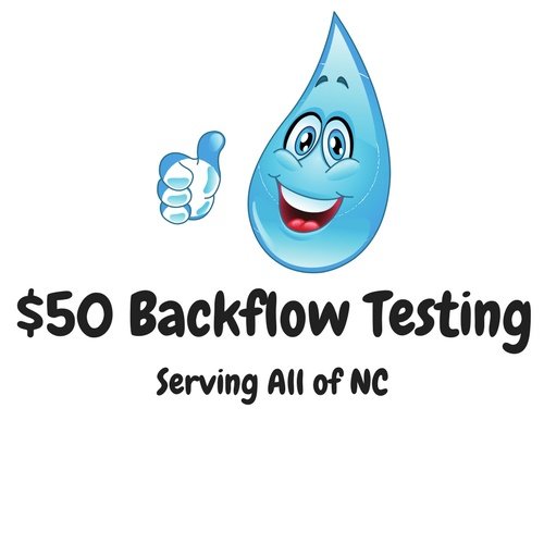 Slide of $50 Backflow Testing