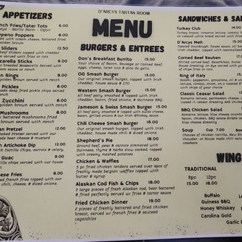 D'Arcys Tartan Room - 1/7/2026 menu - Dive Bars Near Me - Garden Grove, California D'Arcys Tartan Room - 1/7/2026 menu - Dive Bars Near Me - Garden Grove, California