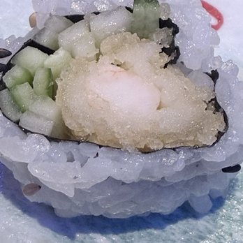 Volcano Steak and Sushi - Where's the beef?   It's a shrimp tempura roll. Where's the shrimp? - Sushi Bars Near Me - Dawsonville, Georgia