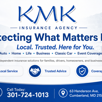 KMK Insurance Agency - Auto Insurance Near Me - Cumberland, Maryland KMK Insurance Agency - Auto Insurance Near Me - Cumberland, Maryland