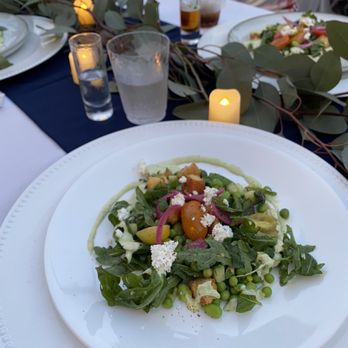 Chefé Productions - A well balanced Panzanella served with freshly made green goddess dressing. - Personal Chefs Near Me
