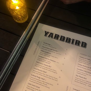 Yardbird Table & Bar - Menu :) the vibe was immaculate! - Southern Near Me - Miami Beach, Florida