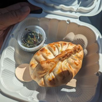 Del Campo Empanadas - Chicken Empanada with chimichuri sauce! - Argentine Near Me - Fort Worth, Texas