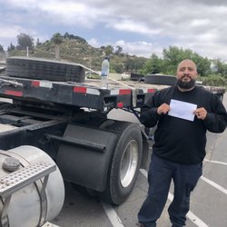In motion trucking - Just another one of our grads