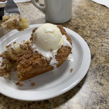 Carolyn's Cafe - Coffee cake! (What's left of it) - Breakfast & Brunch Near Me - Redlands, California
