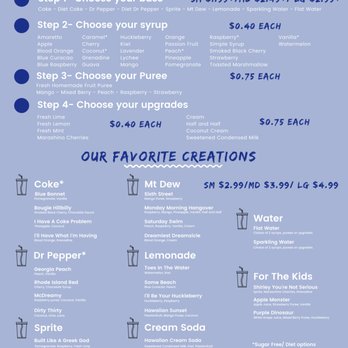 Sip N Chip - a list of drinks and treats - Beverage Store Near Me - Leander, Texas