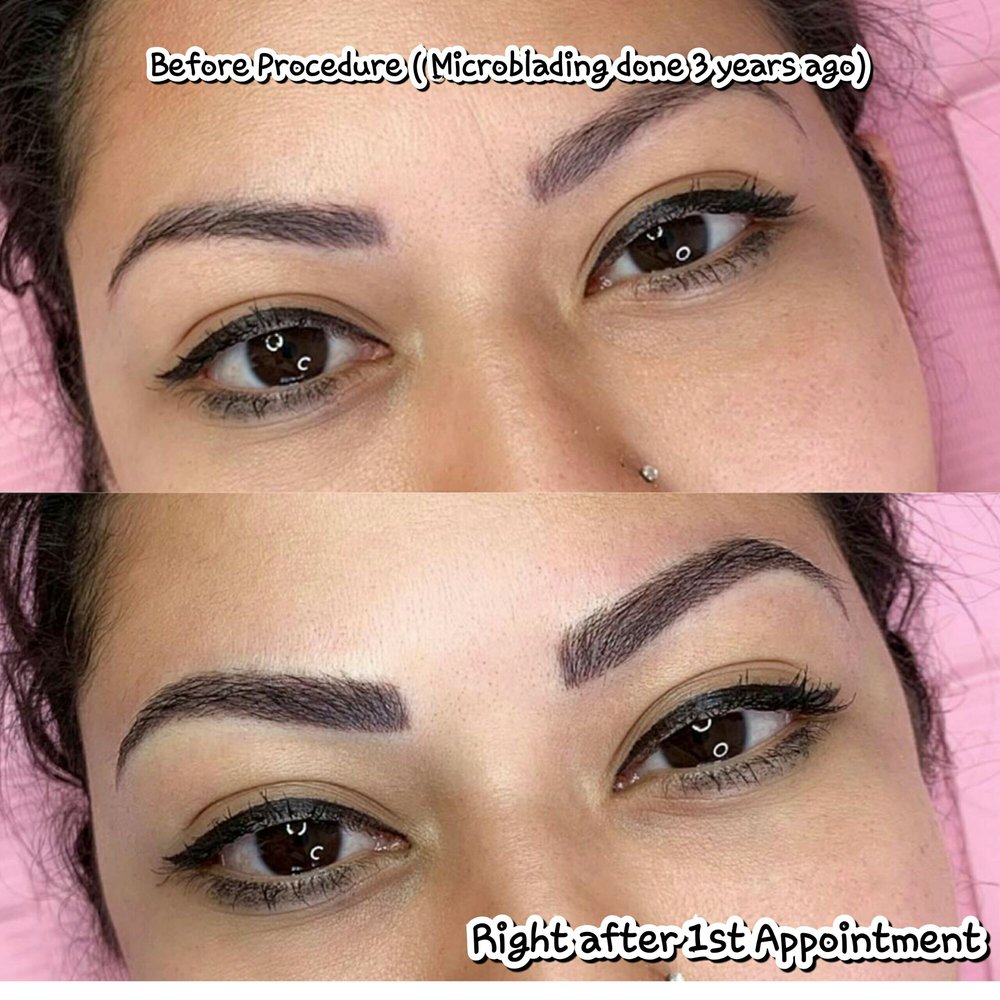 Featherhaus - Photos from first Visit. Before and after. - Permanent Makeup Near Me - Millbrae, California Featherhaus - Photos from first Visit. Before and after. - Permanent Makeup Near Me - Millbrae, California