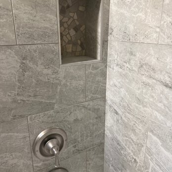 Mike's Tile and Backsplash - Shampoo and Bodywash Niche - Tiling Near Me