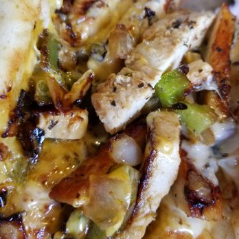 Rex's Golden Grill - Fajita Pita- with American & Swiss- ranch on the side. - Breakfast & Brunch Near Me - Dearborn, Michigan