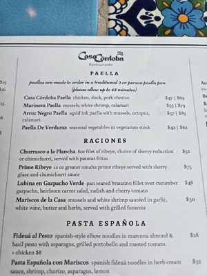 Menu photo 1 Casa Córdoba Montrose, CA Menu photo 1 Casa Córdoba Montrose, CA