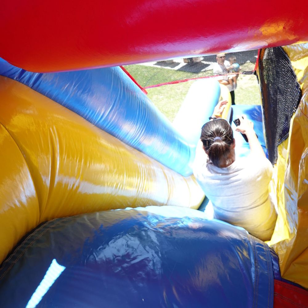Cal Jump - Down the slide - Bounce House Rentals Near Me - Redondo Beach, California