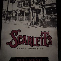 Scarlet Rogue - Cover of menu