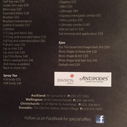 Erban Spa - Services offered