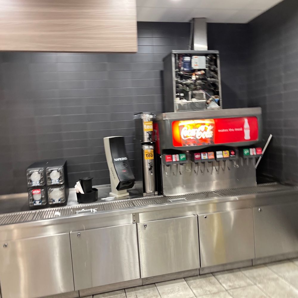 McDonald's - Filthy as usual, no ice, no napkins, garbage everywhere ‍‍ - Burgers Near Me - Rockmart, Georgia