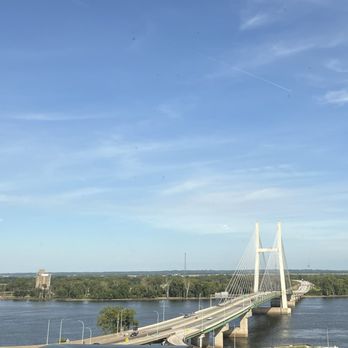 Martini's Grille - The view from our table. - New American Near Me - Burlington, Iowa