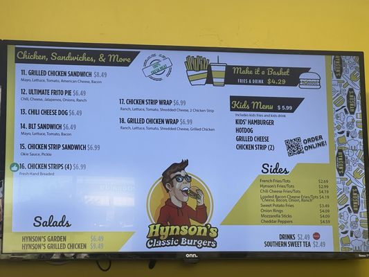 Menu photo 3 Hynson’s Classic Burgers Edmond, OK