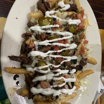 El Azteca Mexican Restaurant - Carne Asada Fries - Mexican Near Me - Attleboro, Massachusetts