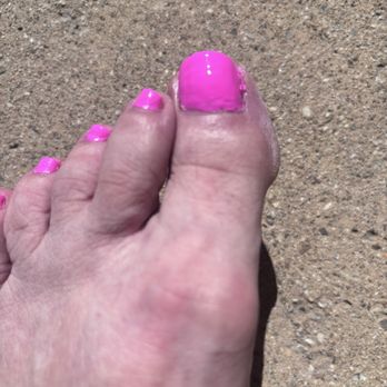 Dear Lily Nails & Spa - Does this look like I just paid for a pedicure? - Nail Salons Near Me - Norco, California
