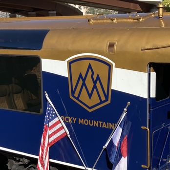 Rocky Mountaineer - I like how they put the flags out for boarding and departing - Travel Services Near Me - Vancouver, British Columbia