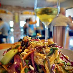 Pipeline Craft Taps and Kitchen - The Thai Noodle Bowl is a good alternative to the usual burger option. Tasty and a little spicy on the backend.