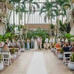 The Jewel Box - Literally a dream! Note - we brought our own aisle runner, otherwise the one they provide is black. Under the runner is a metal drain.
