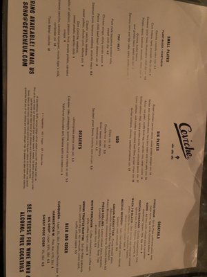 Menu photo 3 Ceviche Soho London, XGL