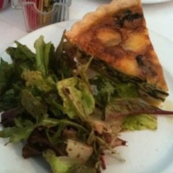 Zakes Cafe - Onion, spinach, and brie quiche - New American Near Me - Fort Washington, Pennsylvania Zakes Cafe - Onion, spinach, and brie quiche - New American Near Me - Fort Washington, Pennsylvania
