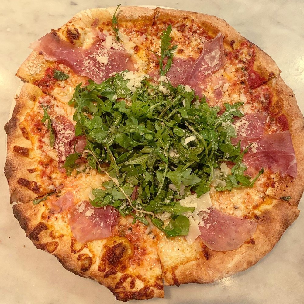 Cibo e Beve - Arugula & prosciutto pizza - Italian Near Me - Atlanta, Georgia Cibo e Beve - Arugula & prosciutto pizza - Italian Near Me - Atlanta, Georgia