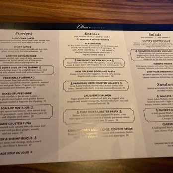 Oliver's Rooftop - menu - New American Near Me - Erie, Pennsylvania Oliver's Rooftop - menu - New American Near Me - Erie, Pennsylvania