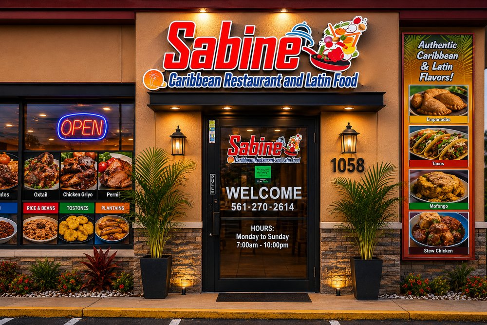 Sabine Caribbean Restaurant Logo