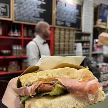 SandwiChic - Panini with prosciutto, truffle, pecorino, & rocket leaves - Sandwiches Near Me - Florence, FI
